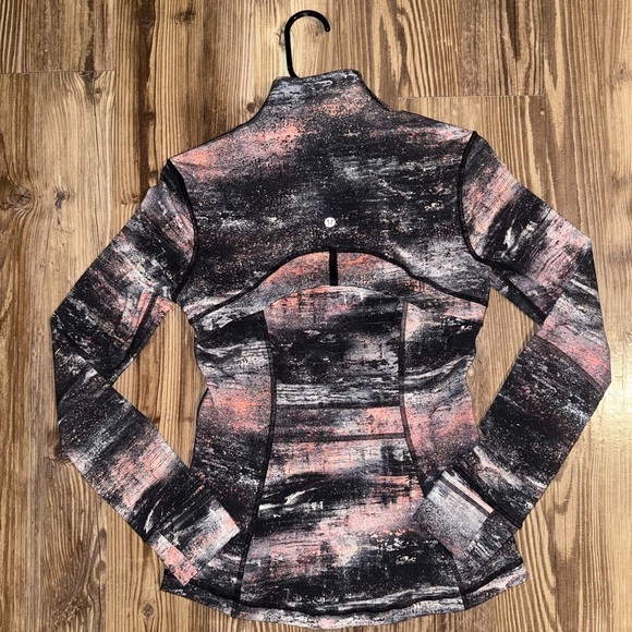 Lululemon Define Jacket Luon Azurite Poppy Coral Multi - Size 6 NWOT - Picture 2 of 12